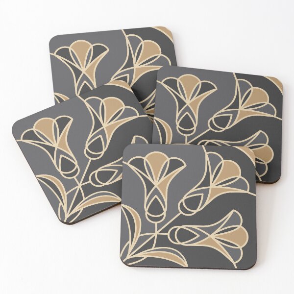 Item preview, Art Deco Tile Floral. Bluebell flowers 2 designed and sold by lents.