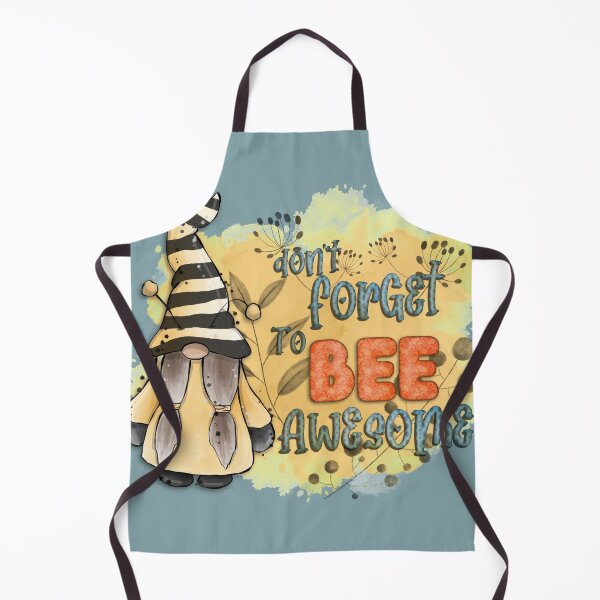 Item preview, Don’t forget to bee awesome garden gnome watercolour design designed and sold by CharlieCreates.