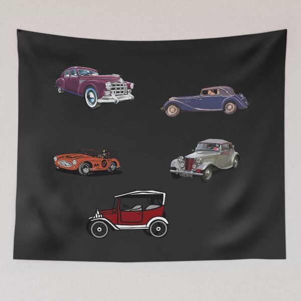 Item preview, Vintage cars designed and sold by Tanuja  Sharma.