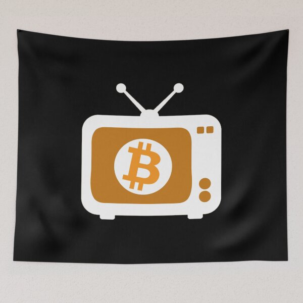 Artikelvorschau, Bitcoin Art: Bitcoin im Fernsehen entworfen und verkauft von Bouzdesigns.