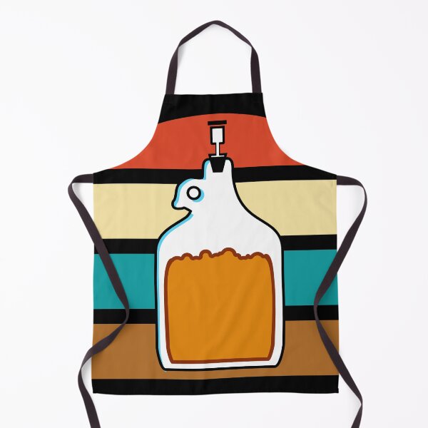 Item preview, Glass Carboy Homebrewing with Outrun Background designed and sold by BRU Design.