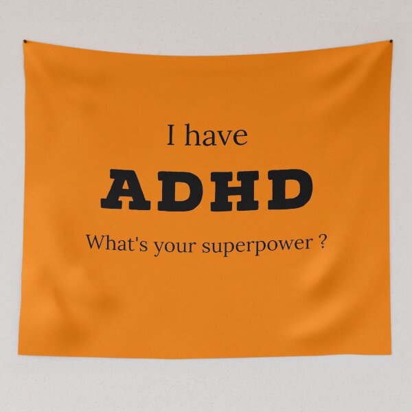 Aperçu de l'œuvre Adhd est ma superpuissance créée et vendue par Fatamimosh.