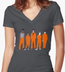 Misfits Women's Fitted V-Neck T-Shirt
