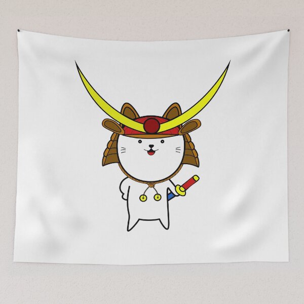 Item preview, Samurai Funny Proud Cat Character  designed and sold by DanielKiss02.