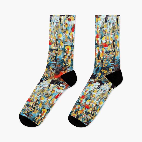 Item preview, Warm Colorful Mosaic Flowers designed and sold by Konstancja-.