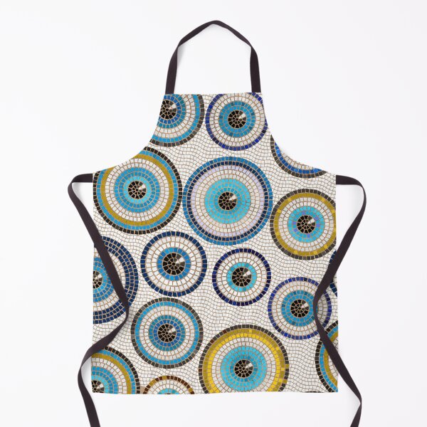 Item preview, Evil Eye Mosaic Tile Pattern designed and sold by k9printart.