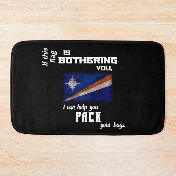 Item preview, Marshallese flag - pack your bags designed and sold by 2Girls1Shirt.