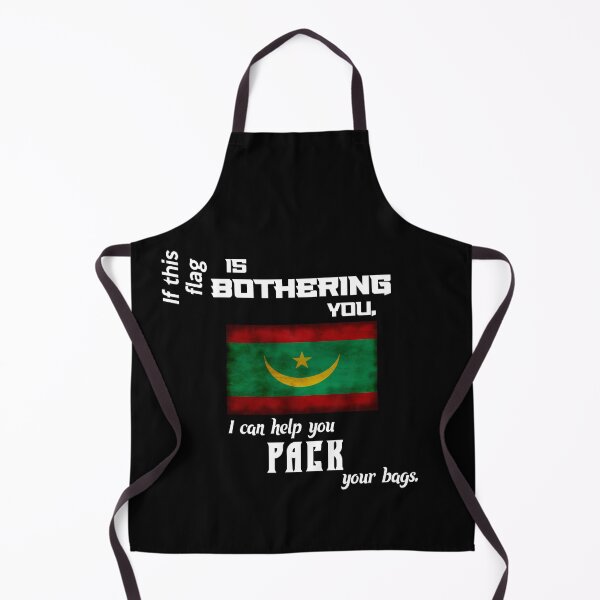 Item preview, Mauritanian flag - pack your bags designed and sold by 2Girls1Shirt.
