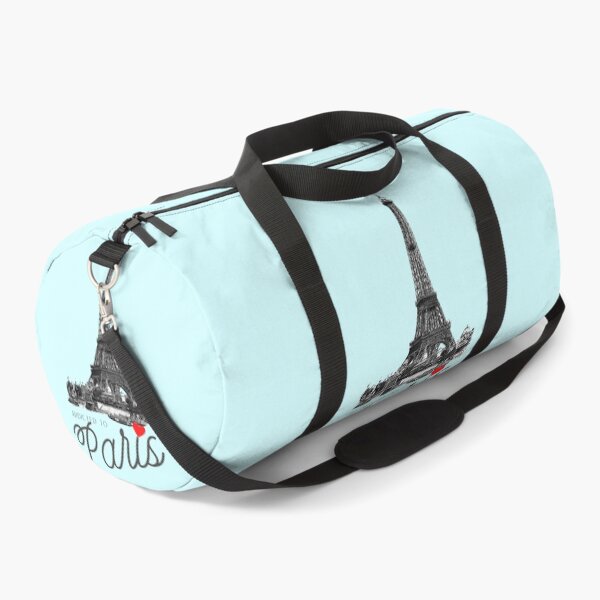 Item preview, Addicted to Paris: for lovers of the Eiffel Tower, France, parisienne, all things Paris, with teal background designed and sold by meraviglioso.