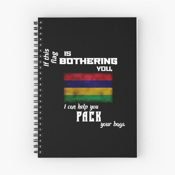 Item preview, Mauritian flag - pack your bags designed and sold by 2Girls1Shirt.