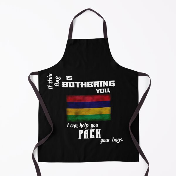 Item preview, Mauritian flag - pack your bags designed and sold by 2Girls1Shirt.