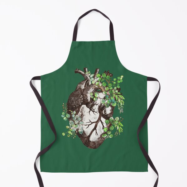 Item preview, Eucaliptus leaves Heart Human Anatomy, illustration art anatomy, drawing and color designed and sold by Collagedream.