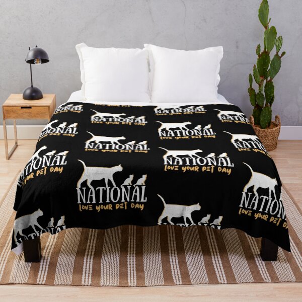 Item preview, Cat National Love your pet day designed and sold by dreamofdenim.