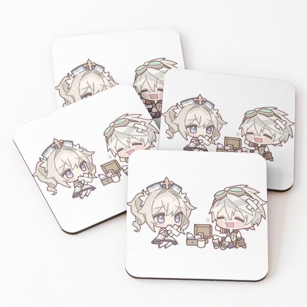 Item preview, Genshin Impact Chibi Barbara and Bennett  designed and sold by Genkigecko.