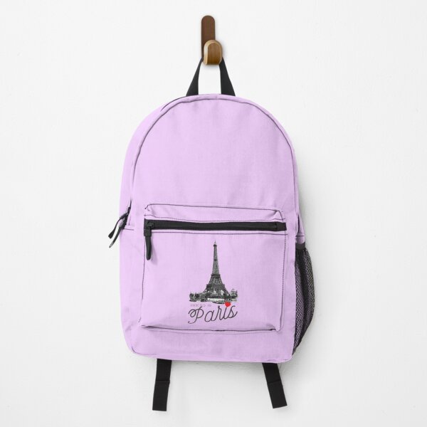 Item preview, Addicted to Paris: for lovers of the Eiffel Tower, France, parisienne, all things Paris, with purple background designed and sold by meraviglioso.