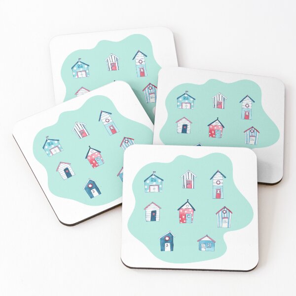 Item preview,  Beach Hut Houses Beach Life designed and sold by RosalieReeves.