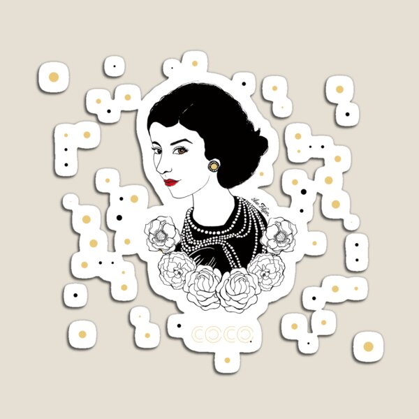 Coco Chanel Collage - Coco Chanel - Magnet