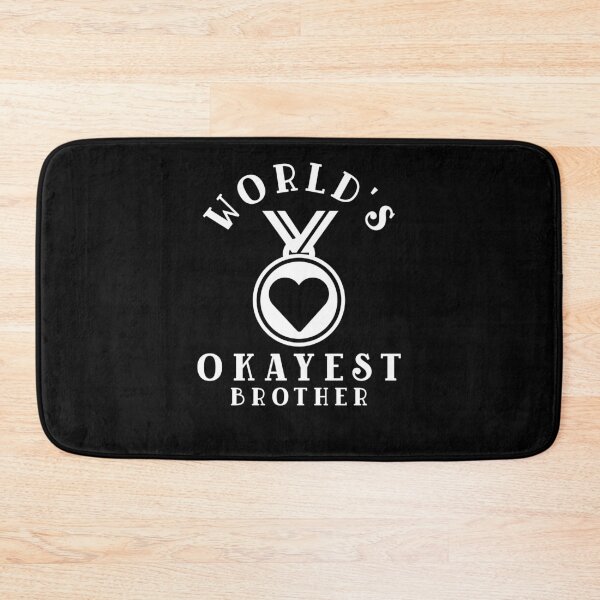 Item preview, World's Okayest Brother award  designed and sold by Dyna-Mix.