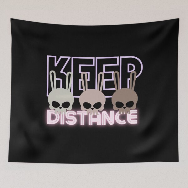 Item preview, Bad Bunny Six Feet Apart Social Distancing designed and sold by Schka.