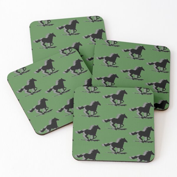 Item preview, Horse Pattern, graphic horses galloping. designed and sold by Michael Mills.