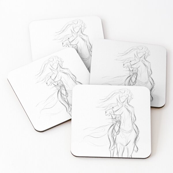Item preview, Horse and Rider Sketch designed and sold by YentheJoline.