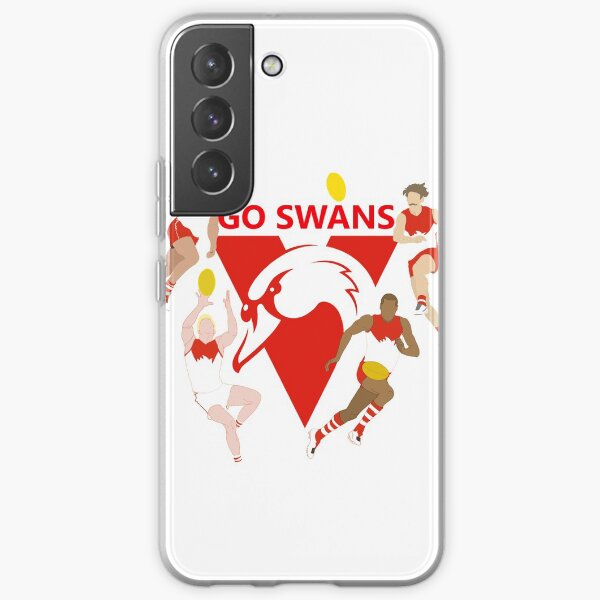 GO SWANS 2022 Aussie Rules football players pattern design Samsung Galaxy Soft Case
