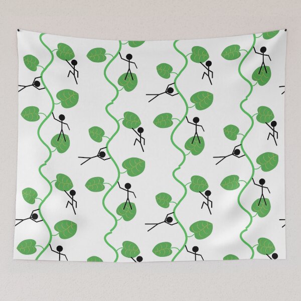 Item preview, Group of characters climbing a plant designed and sold by Martapp.
