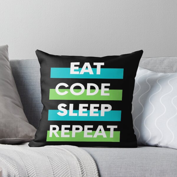 Item preview, Eat Code Sleep Repeat | Geek Collection designed and sold by Viombhte-Prints.
