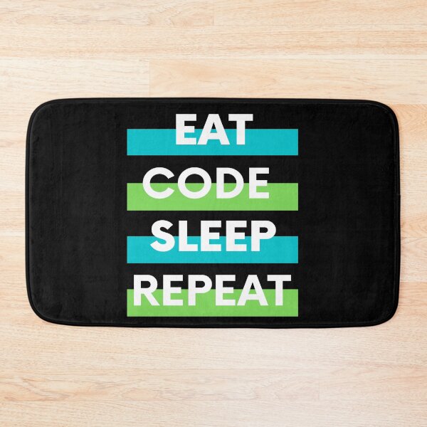 Item preview, Eat Code Sleep Repeat | Geek Collection designed and sold by Viombhte-Prints.