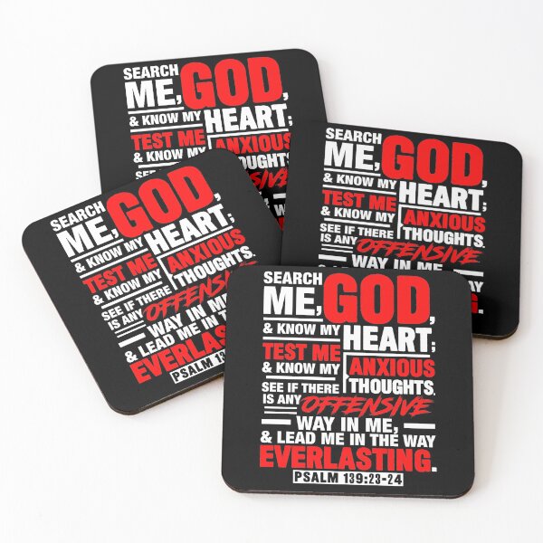 Item preview, Psalm 139:23-24 designed and sold by plushism.
