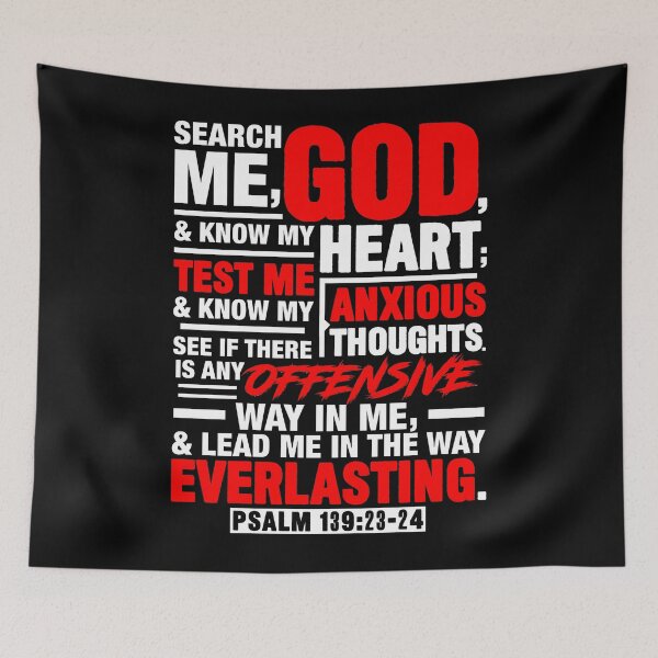 Item preview, Psalm 139:23-24 designed and sold by plushism.