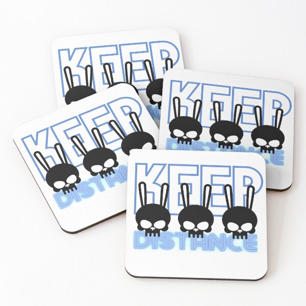 Item preview, Bad Bunny Six Feet Apart Social Distancing designed and sold by Schka.