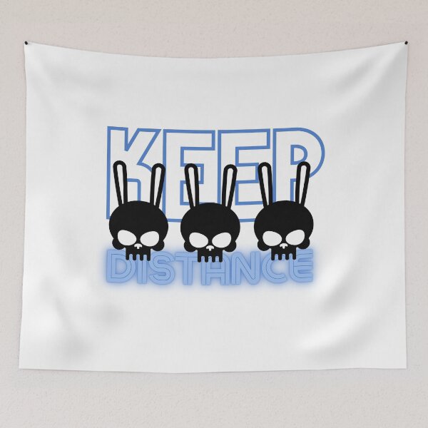 Item preview, Bad Bunny Six Feet Apart Social Distancing designed and sold by Schka.