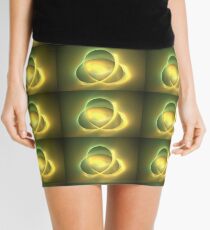 Gold Ellipse Mini Skirt