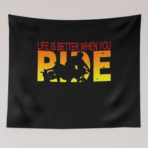 Item preview, Life Is Better When You Ride Motocross designed and sold by RedLonelyStars.