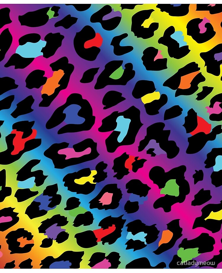 Download Rainbow Leopard Print Ipad Case Skin By Catladymeow Redbubble