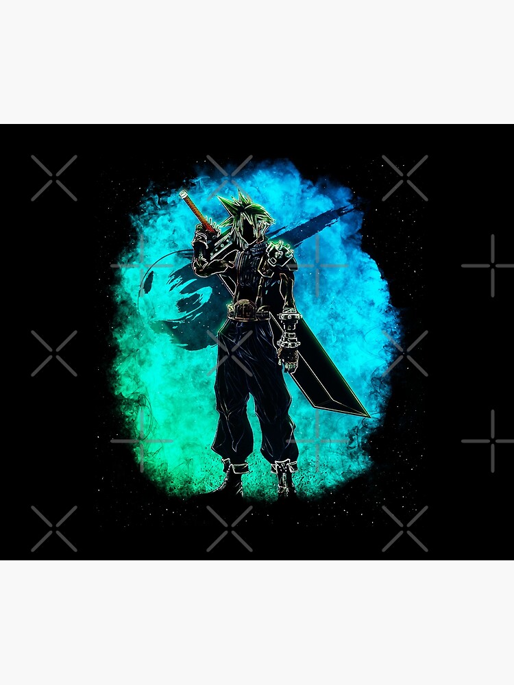 Final Fantasy 7 VII Dissidia Cloud Strife store Blanket/ Throw NEW!