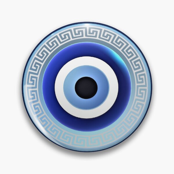 Item preview, Mati Evil Eye Greek Key designed and sold by Yiorgos Designs.