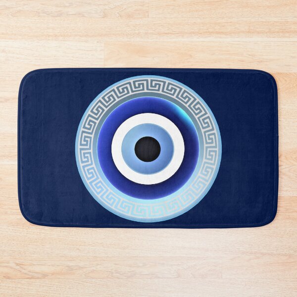 Item preview, Mati Evil Eye Greek Key designed and sold by Yiorgos Designs.