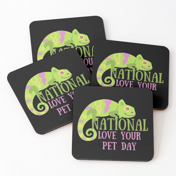 Item preview, Chameleon National love your pet day designed and sold by dreamofdenim.