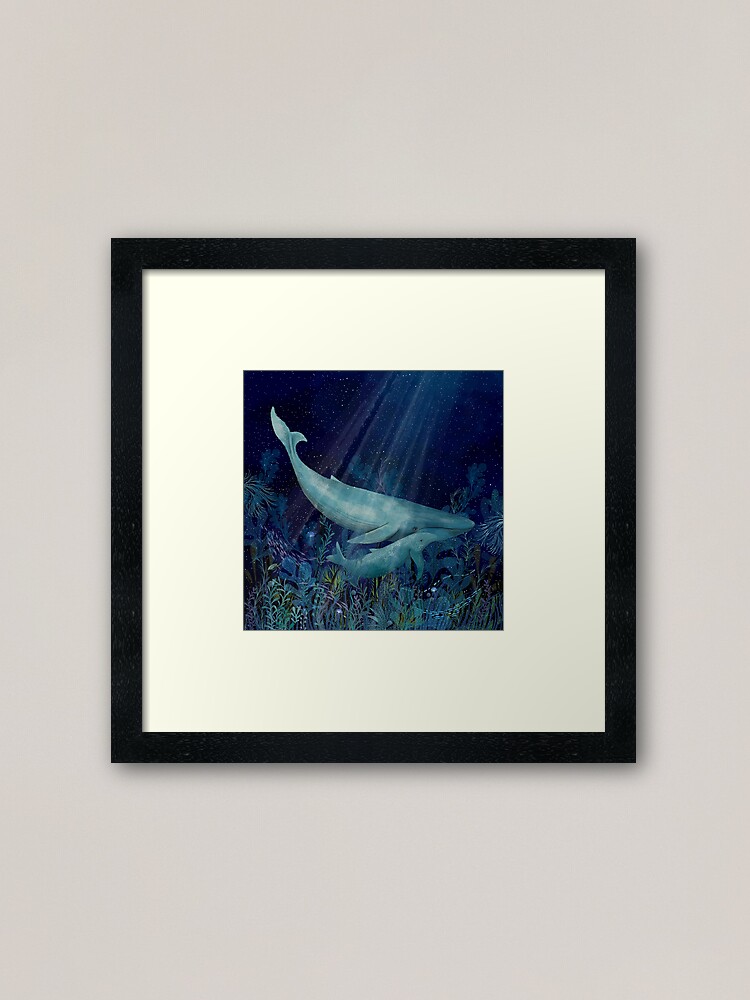 Alternate view of Down in the Deep Framed Art Print