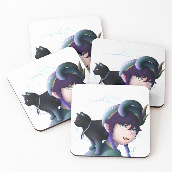 Item preview, Venti and Xiao cat  designed and sold by JubsXas.