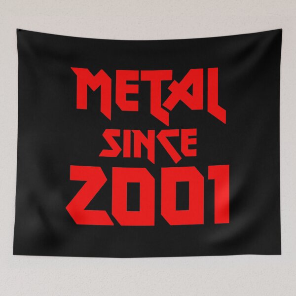 Item preview, Gift for 20 Year Old Metal Since 2001 20th Birthday designed and sold by WPahat.