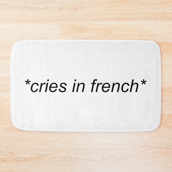 Item preview, Cries in French Subtitles designed and sold by Sour Soul.