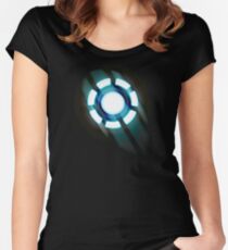 Arc Reactor T-shirt Design Women's Fitted Scoop T-Shirt