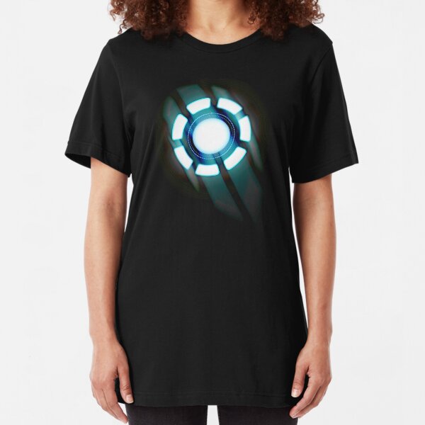 Arc Reactor T-shirt Design Slim Fit T-Shirt
