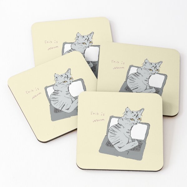 Item preview, Cat on the computer designed and sold by Shokojinho.