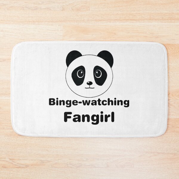 Item preview, Binge Watching Fangirl - Panda Eyes designed and sold by smailjr.