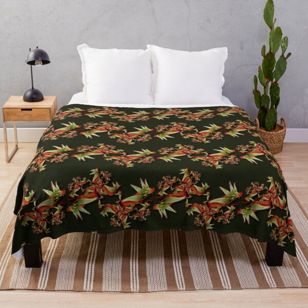 Fraktal Girlande KanguruPfote S D1G1TAL-M00DZ by MarliesBugmann Throw Blanket