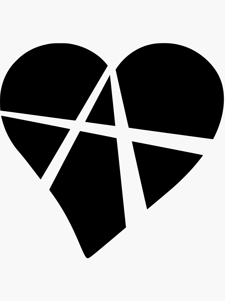 Black Relationship Anarchy Heart by polyphiliashop